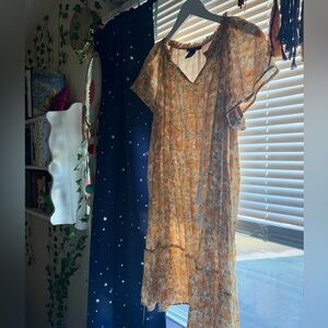 Boho Cottagecore Festival Vibes Dress